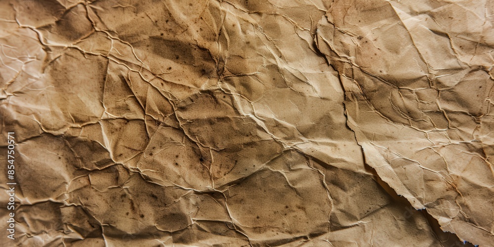 Texture of Crumpled Brown Paper Texture of Crumpled Brown Paper