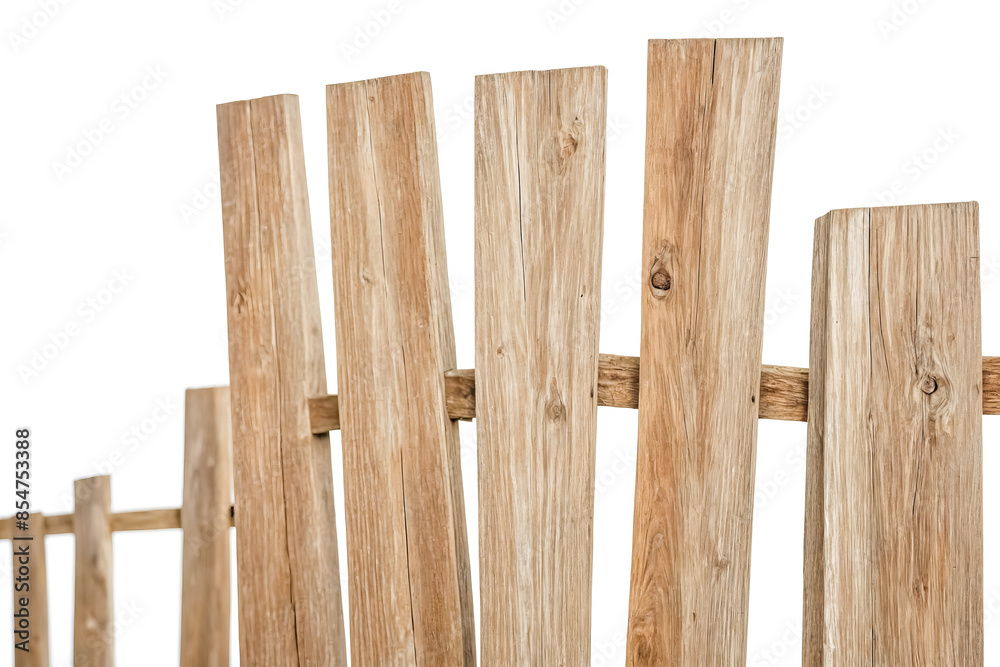 Closeup of a Rustic Wooden Fence Closeup of a Rustic Wooden Fence