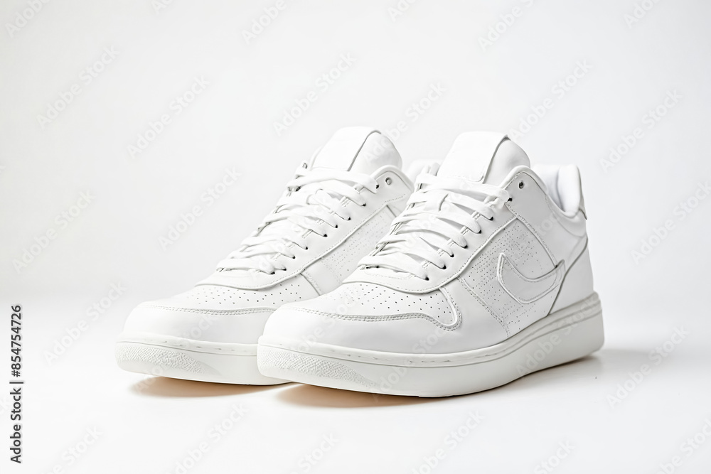 All-White Leather Sneakers All-White Leather Sneakers