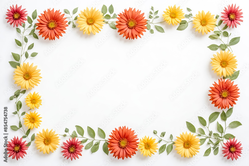 Colorful Flower Frame Colorful Flower Frame