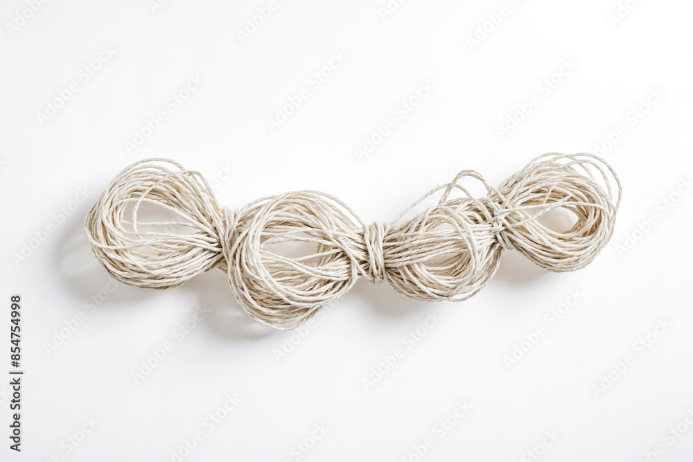 White Twine on a White Background White Twine on a White Background