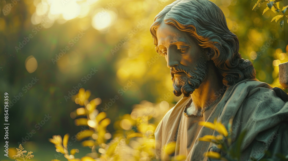 Peaceful Garden Reflection of Christ., Modern Depictions of Jesus, Inspirational Imagery, Contemporary Religious Art, Jesus in Today's World, Uplifting Messages, Spiritual Guidance, Faith and Hope, Je Peaceful Garden Reflection of Christ., Modern Depictions of Jesus, Inspirational Imagery, Contemporary Religious Art, Jesus in Today's World, Uplifting Messages, Spiritual Guidance, Faith and Hope, Je
