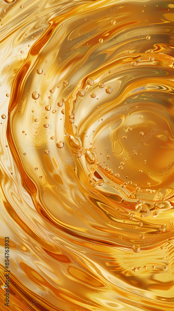 Fototapeta premium Close up of golden honey