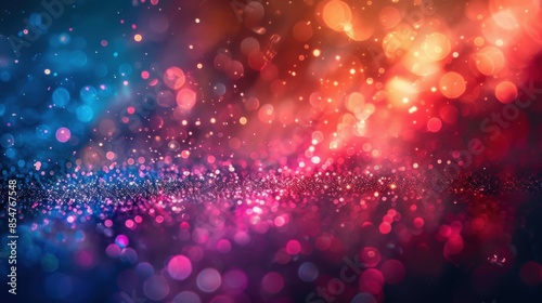 Abstract multicolored background with bokeh