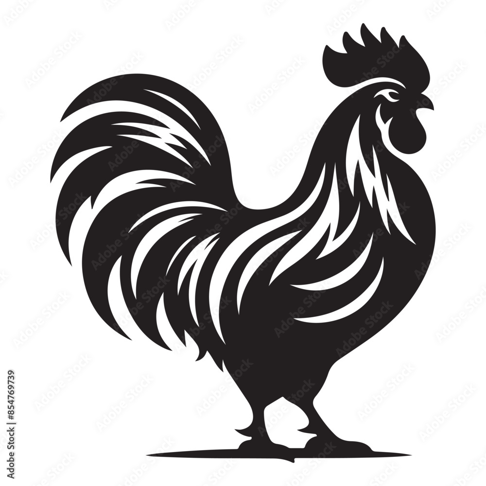 vector silhouette chicken design, farm animal clipart vector silhouette chicken design, farm animal clipart
