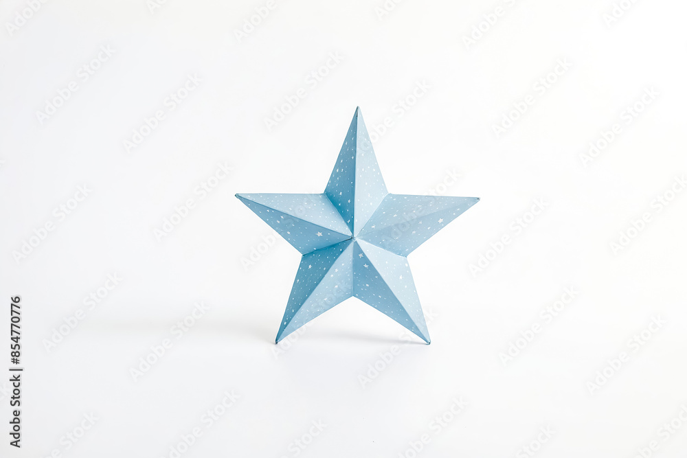 Blue Star With White Stars Blue Star With White Stars