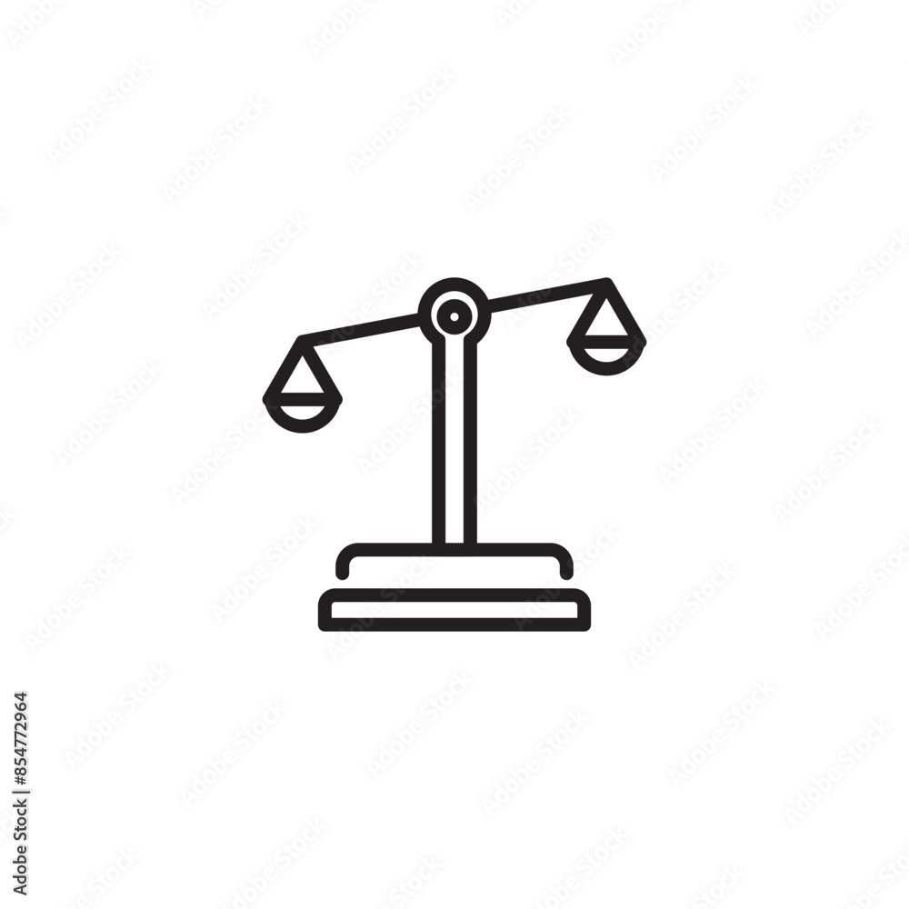 Libra Outline Icon. Lawyer icon. Editable icon. Libra Outline Icon. Lawyer icon. Editable icon.