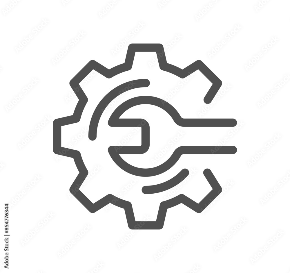 Setup and settings related icon outline and linear vector.
Setup and settings related icon outline and linear vector.