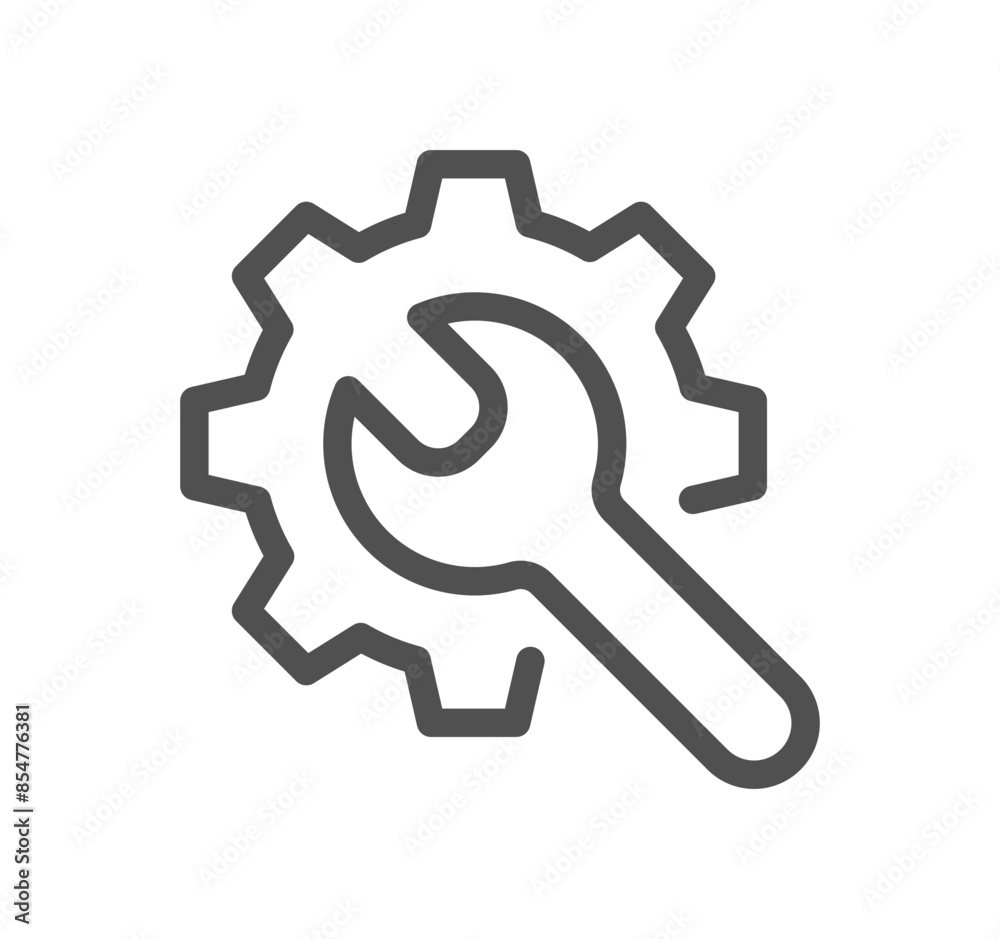 Setup and settings related icon outline and linear vector.
Setup and settings related icon outline and linear vector.