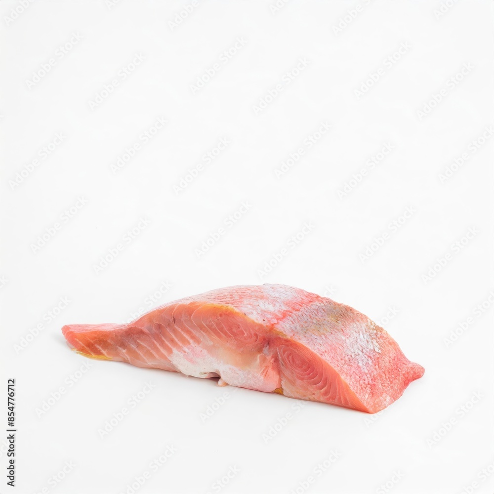 Snapper meat isolated on white background Snapper meat isolated on white background