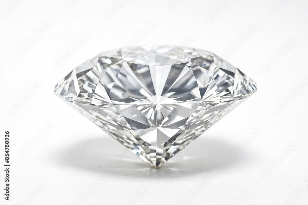 Close-up of a Sparkling Diamond Close-up of a Sparkling Diamond
