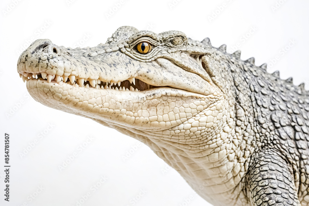 Fototapeta premium Close Up Of A Crocodile's Face