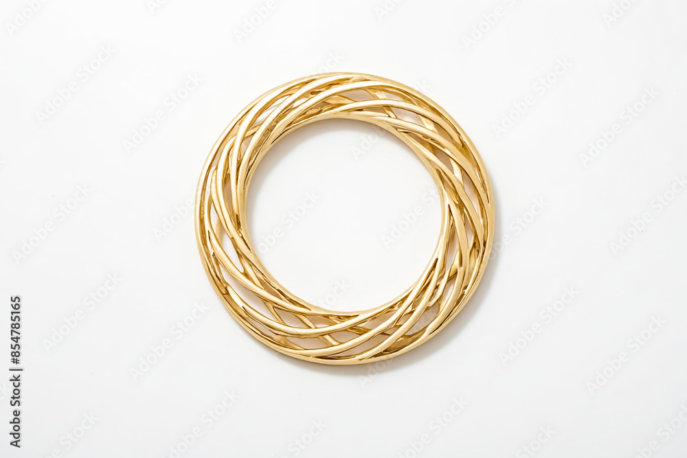 Golden Intertwined Circle Golden Intertwined Circle
