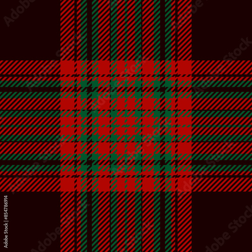 Plaid check pattern. Seamless fabric texture. Tartan textile print.