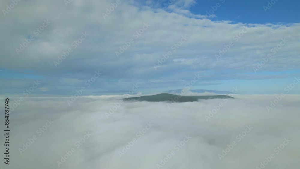 Aerial view above the clouds and sky , Inspiration concept. 4k video Aerial view above the clouds and sky , Inspiration concept. 4k video