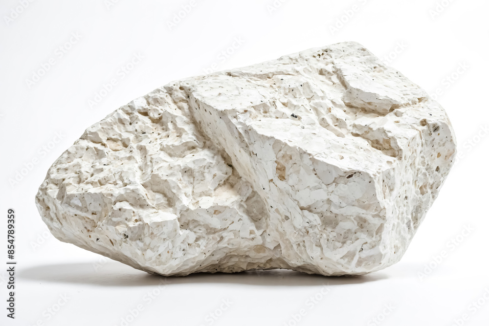 White Rock Isolated on White Background White Rock Isolated on White Background