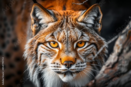 Portrait of Eurasian Lynx - Lynx Portrait © JovialFox