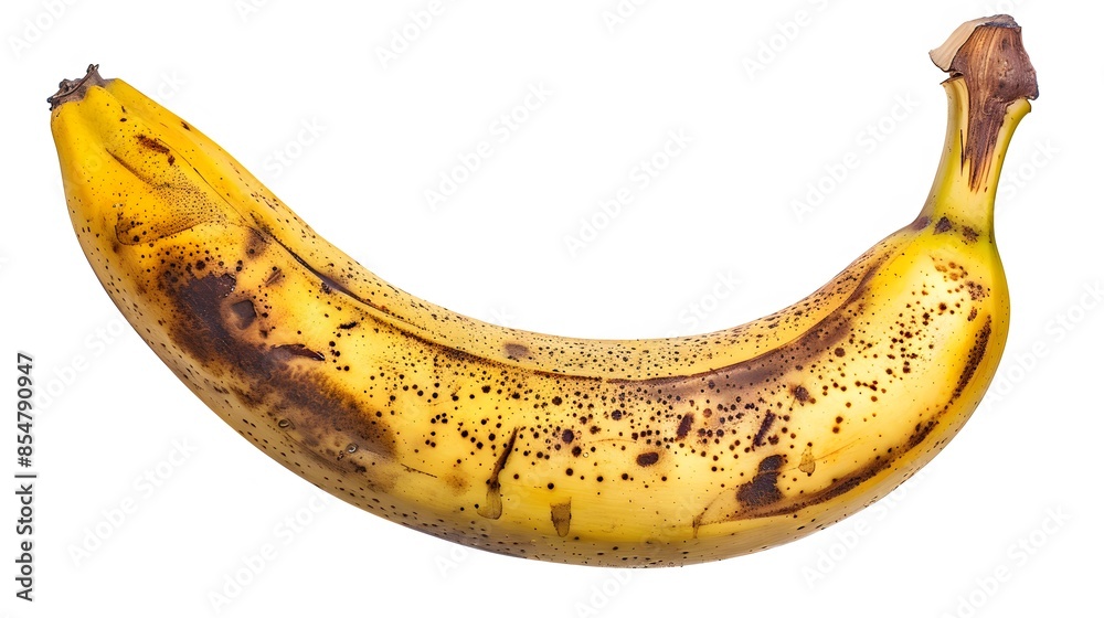 Big Banana Close-Up on White Background Big Banana Close-Up on White Background