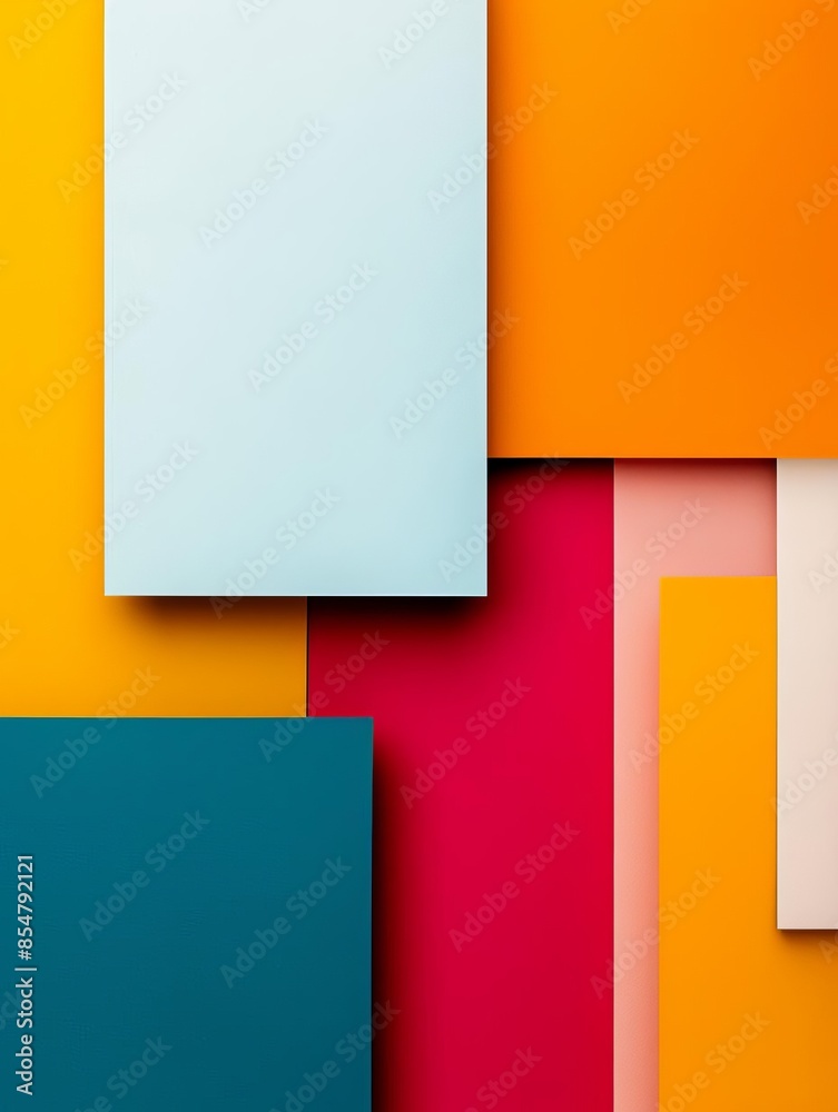 Abstract geometric background with vibrant colors and overlapping shapes. Abstract geometric background with vibrant colors and overlapping shapes.