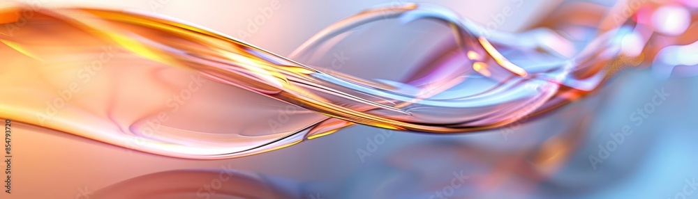 Abstract swirling liquid with iridescent colors. Abstract swirling liquid with iridescent colors.