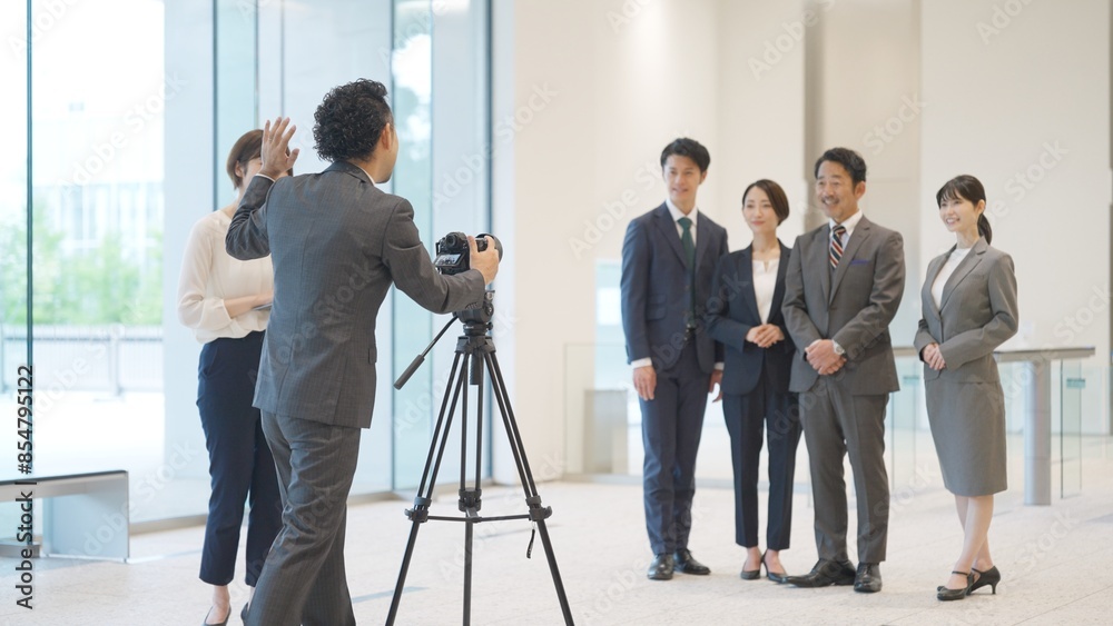 企業取材撮影イメージ 企業取材撮影イメージ