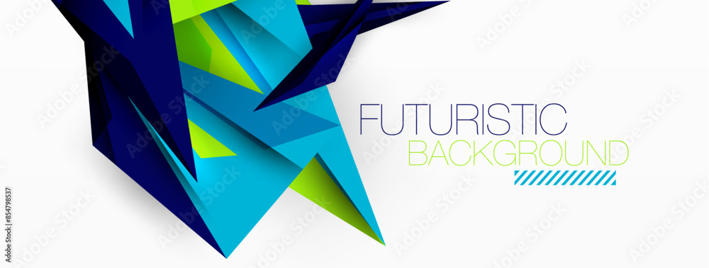 Minimal geometric abstract background. Low poly dynamic triangle design. Trendy techno business template for wallpaper, banner, background or landing Minimal geometric abstract background. Low poly dynamic triangle design. Trendy techno business template for wallpaper, banner, background or landing