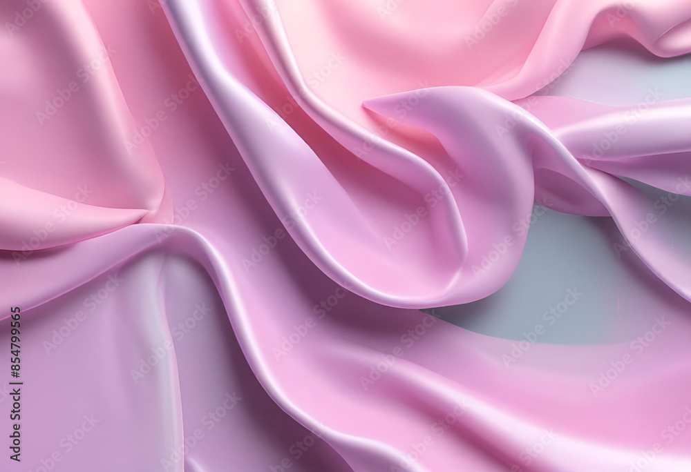 Obraz premium simple wavy background with simple colors, shiny plastic effect 