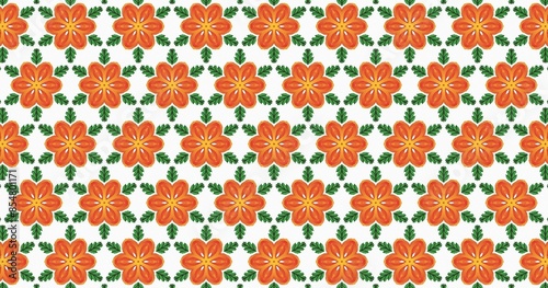 seamless pattern with flowers