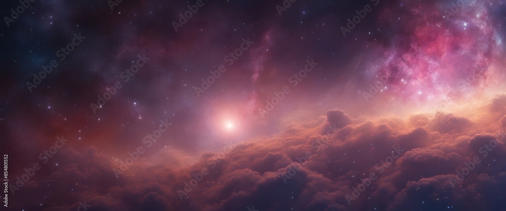 Cosmic scene featuring colorful nebulae and clouds of interstellar dust, showcasing the beauty and mystery of deep space. Cosmic scene featuring colorful nebulae and clouds of interstellar dust, showcasing the beauty and mystery of deep space.