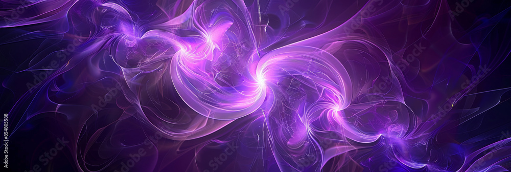 Iridescent fractal patterns on a dark purple background: Mystical and modern, perfect for sci-fi or futuristic designs, the iridescent patterns and purple backdrop create a visually captivating and Iridescent fractal patterns on a dark purple background: Mystical and modern, perfect for sci-fi or futuristic designs, the iridescent patterns and purple backdrop create a visually captivating and