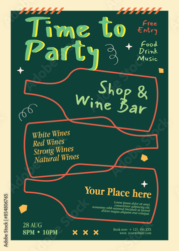 Wine Party Flyer