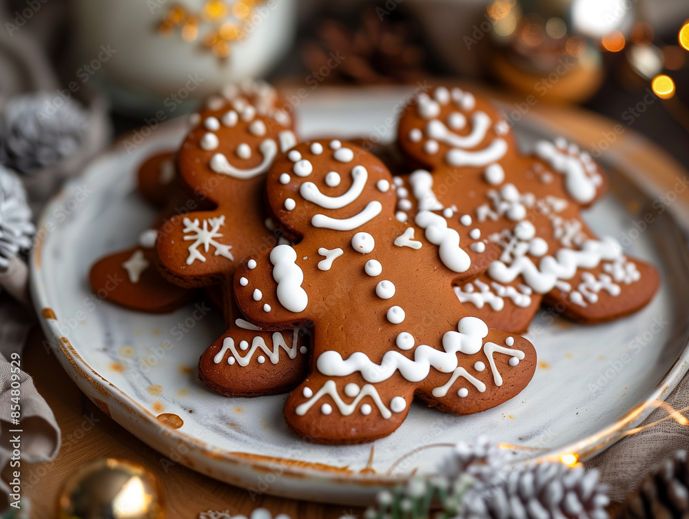 Christmas gingerbread biscuits 