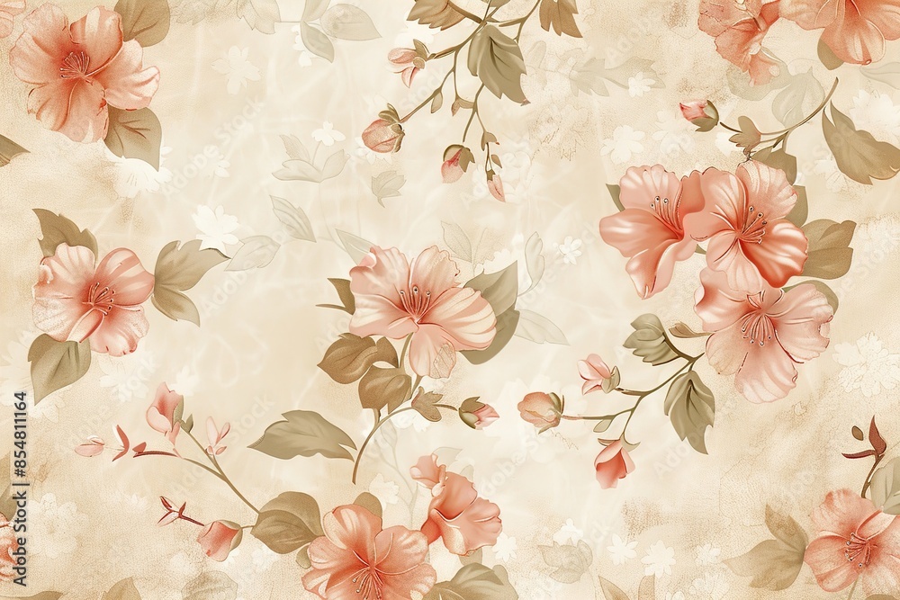 Beautiful floral background for any theme or style