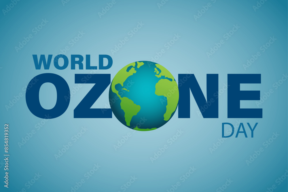 World Ozone Layer Protection Day is September 16. For the design of a poster, flyer, brochure. Vector illustration World Ozone Layer Protection Day is September 16. For the design of a poster, flyer, brochure. Vector illustration