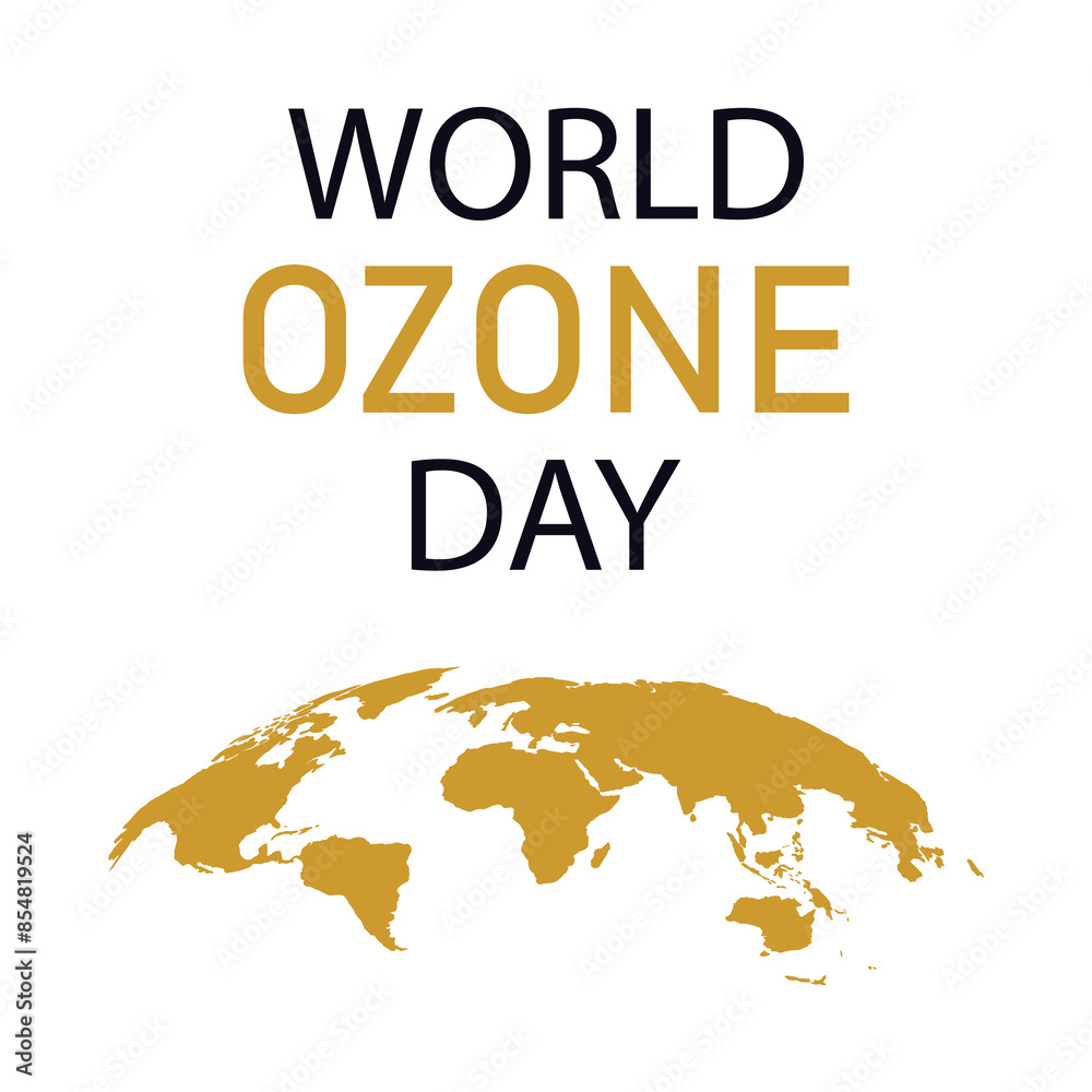 Obraz premium World Ozone Layer Protection Day is celebrated annually on September 16 in order to raise awareness of the depletion of the ozone layer. 