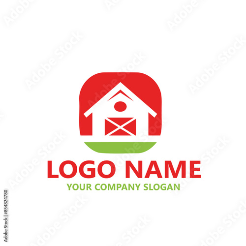 landscape logo vector template