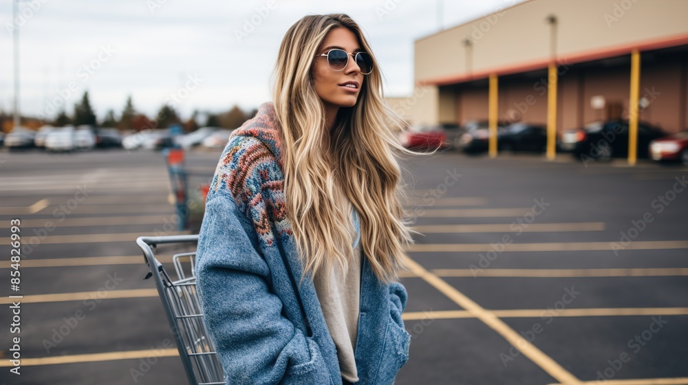 woman walking on the street woman walking on the street
