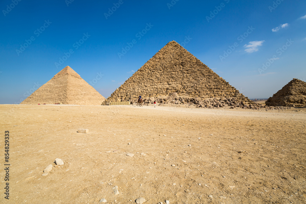 The Giza pyramid complex in Egypt The Giza pyramid complex in Egypt
