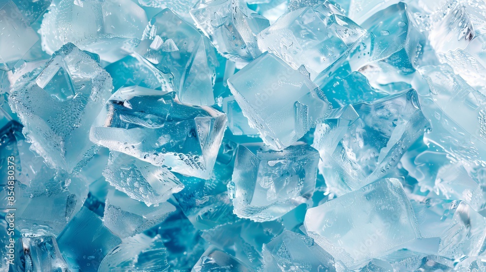 Ice cubes concept background Ice cubes concept background