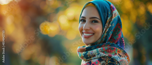 Smiling Woman in Hijab