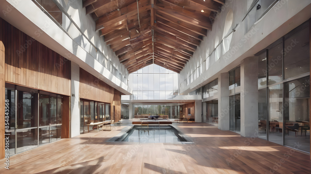 Focus on the lines and angles in architectural designs. Focus on the lines and angles in architectural designs.