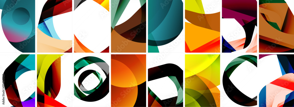 Collection of abstract background with waves, colorful shapes and 3d shadow effect. Vector Illustration For Wallpaper, Banner, Background, Card, Book Illustration, landing page Collection of abstract background with waves, colorful shapes and 3d shadow effect. Vector Illustration For Wallpaper, Banner, Background, Card, Book Illustration, landing page