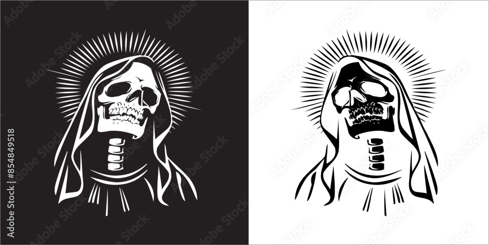 IIlustration Vector graphics of TheDeath icon IIlustration Vector graphics of TheDeath icon