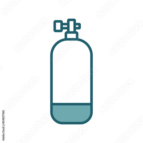 air tank icon vector design template simple and clean