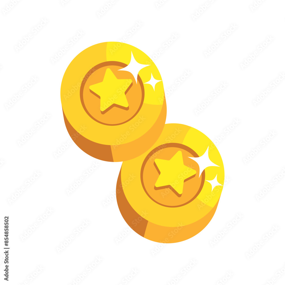 Fotografie golden coins for game
