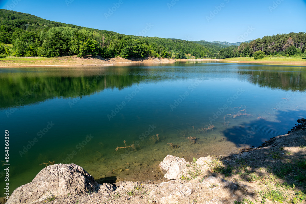 Bor Lake (Borsko jezero), artificial lake in eastern Serbia near the city of Bor Bor Lake (Borsko jezero), artificial lake in eastern Serbia near the city of Bor