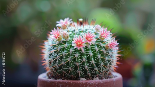 Mammillaria Schiedeana Cactus A Succulent Hobby in Gardening and Home Decor photo