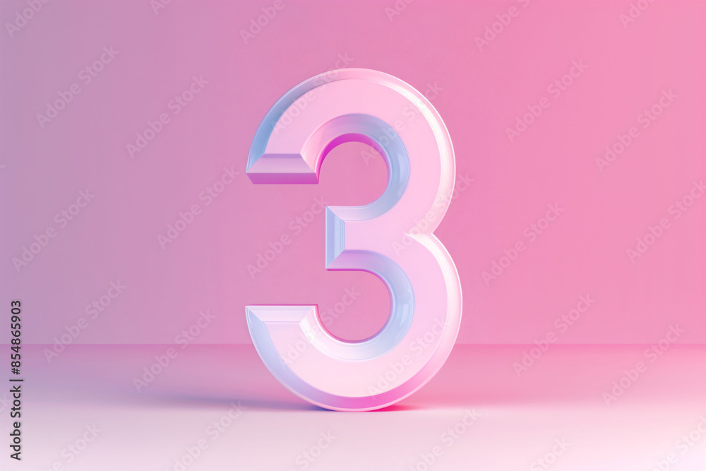 3d number 3, 3D rendering, anniversary birthday party celebration countdown concept illustration 3d number 3, 3D rendering, anniversary birthday party celebration countdown concept illustration