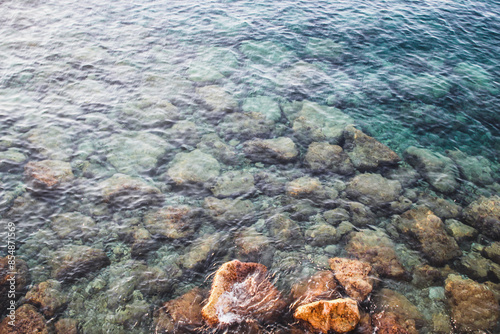 Beautiful view on the Mediterranean Sea. Monaco. Nature © Hanna