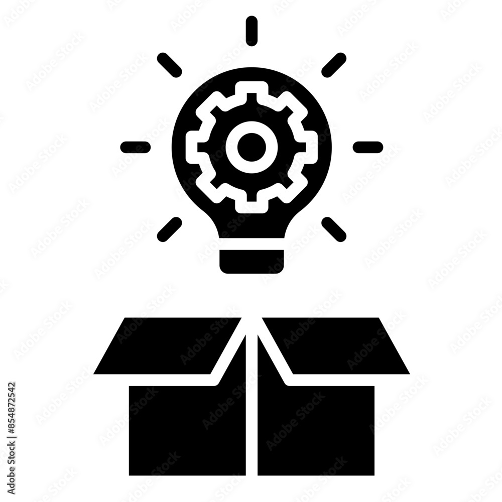 Fototapeta premium Innovation Strategy icon